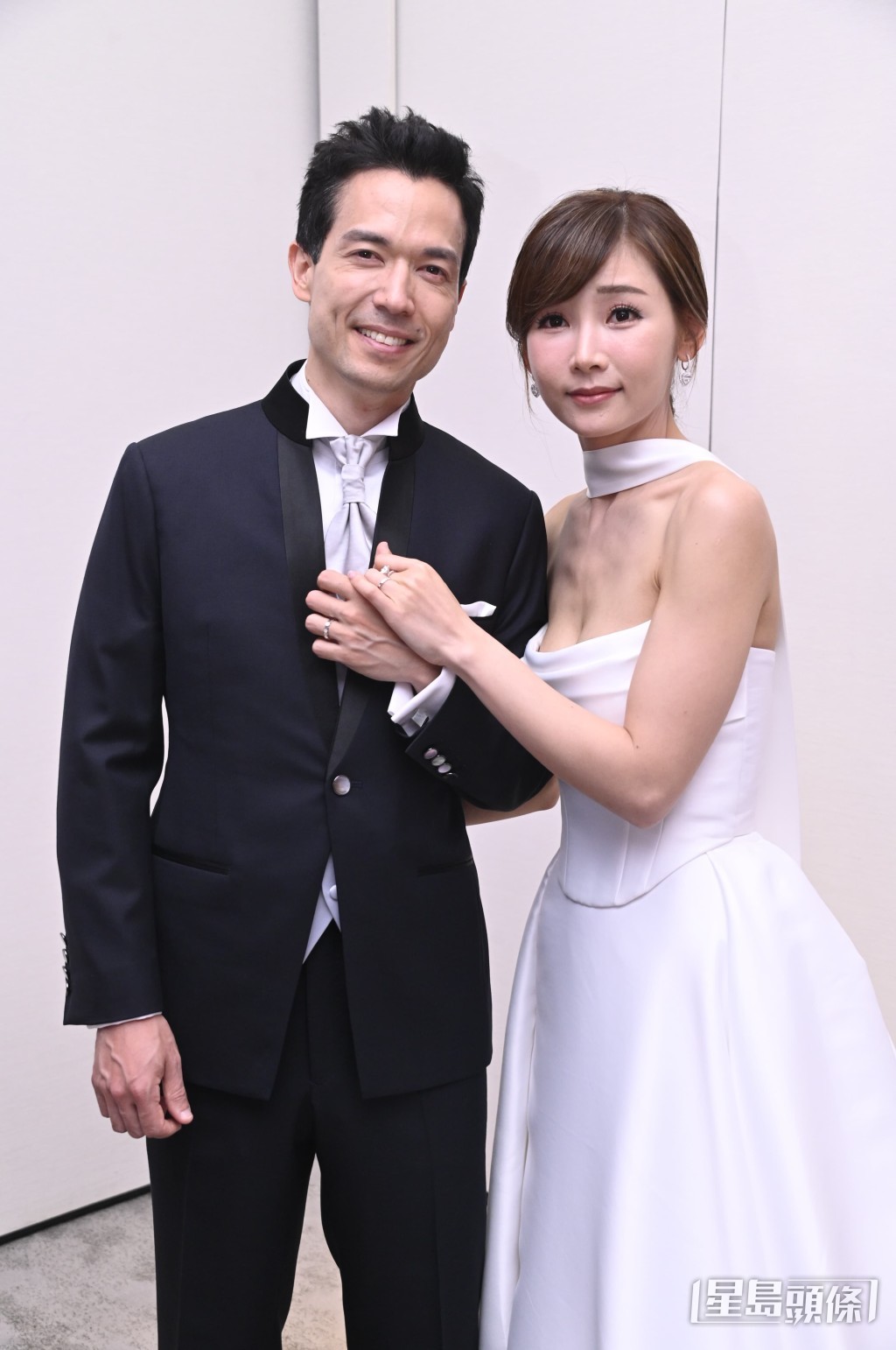 簡淑兒與麥大力舉行婚宴。 簡淑兒與麥大力舉行婚宴。