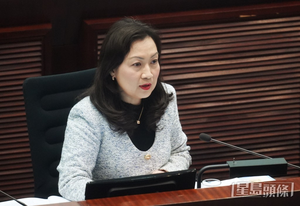 選委界議員簡慧敏。資料圖片 選委界議員簡慧敏。資料圖片