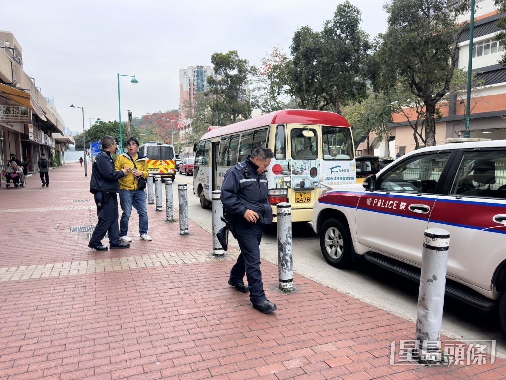 警員到場調查。梁國峰攝