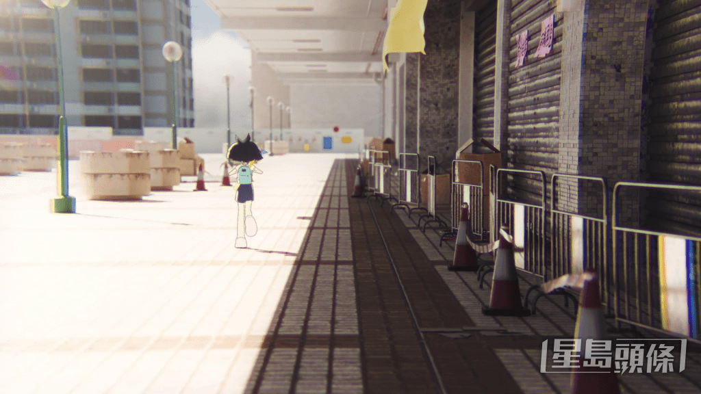 影片呈現公屋獨有的裝修格局，亦有竹棚、遊戲機舖及小販檔等日常景象。 受訪者提供