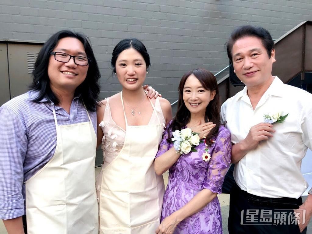 陳美齡跟兒媳相處洽融。 陳美齡跟兒媳相處洽融。