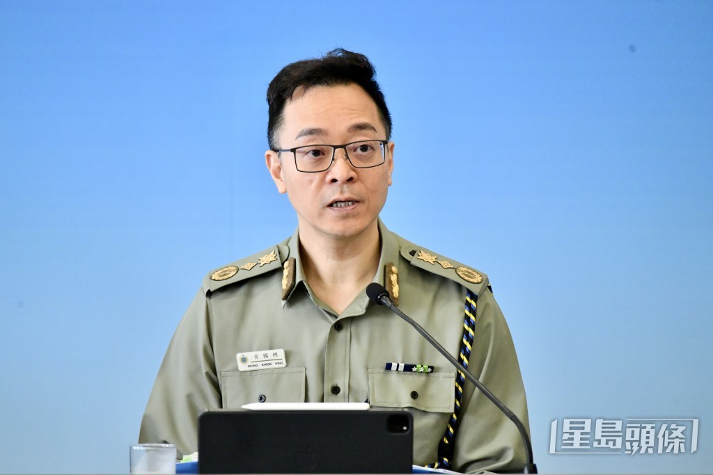 懲教署署長黃國興。 懲教署署長黃國興。