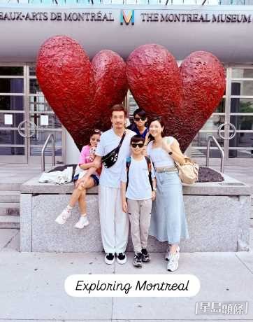 陳豪、陳茵媺常帶3子女去旅行。