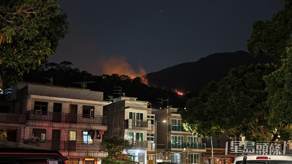 現場為大埔汀角路犁壁山新村對開八仙嶺山坡。