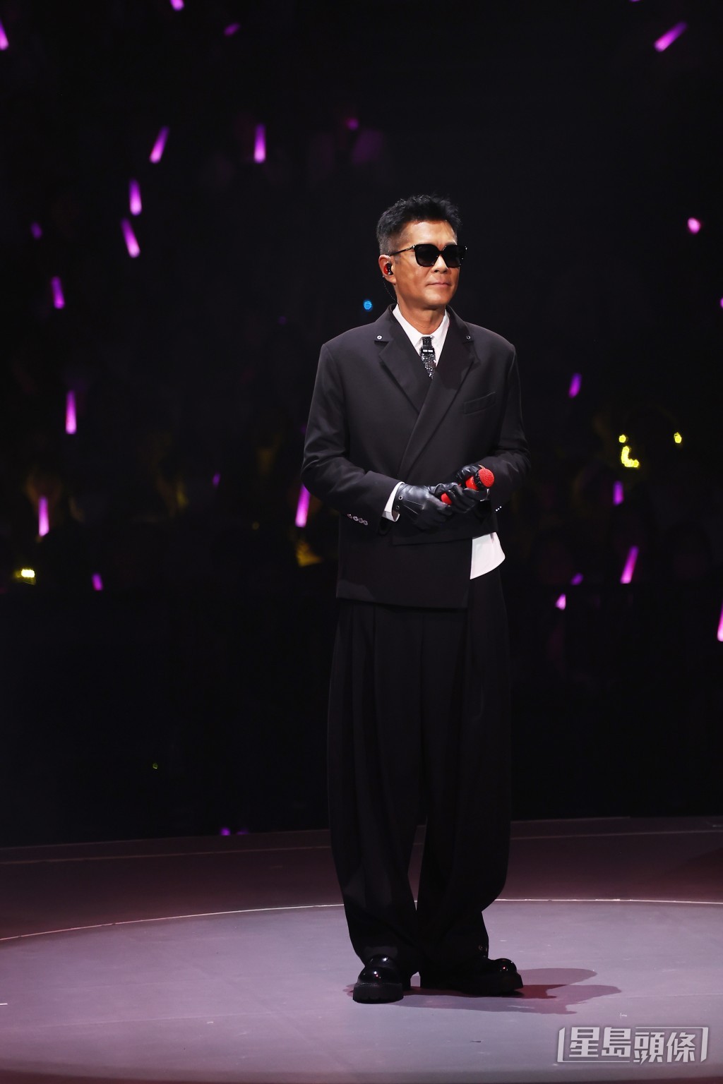 古天樂昨晚(21日)在紅館舉行首場《MY FIRST SHOW》演出。 古天樂昨晚(21日)在紅館舉行首場《MY FIRST SHOW》演出。