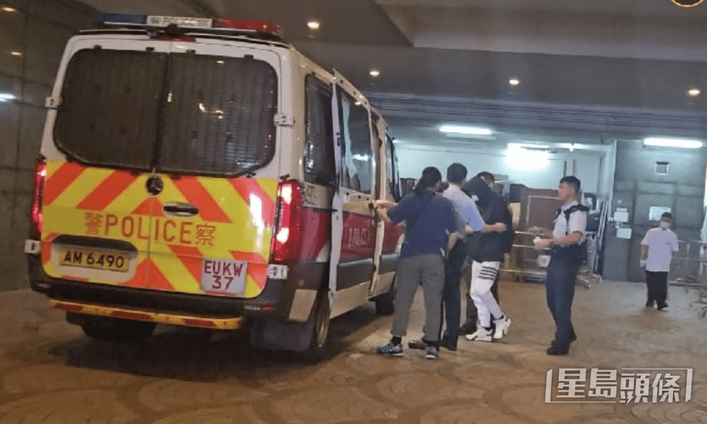 警方其後再截獲1名疑犯。黎志偉攝