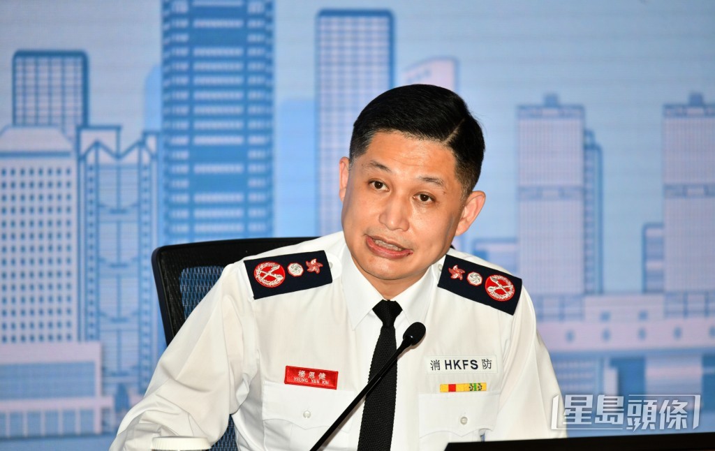 消防處處長楊恩健。  ​