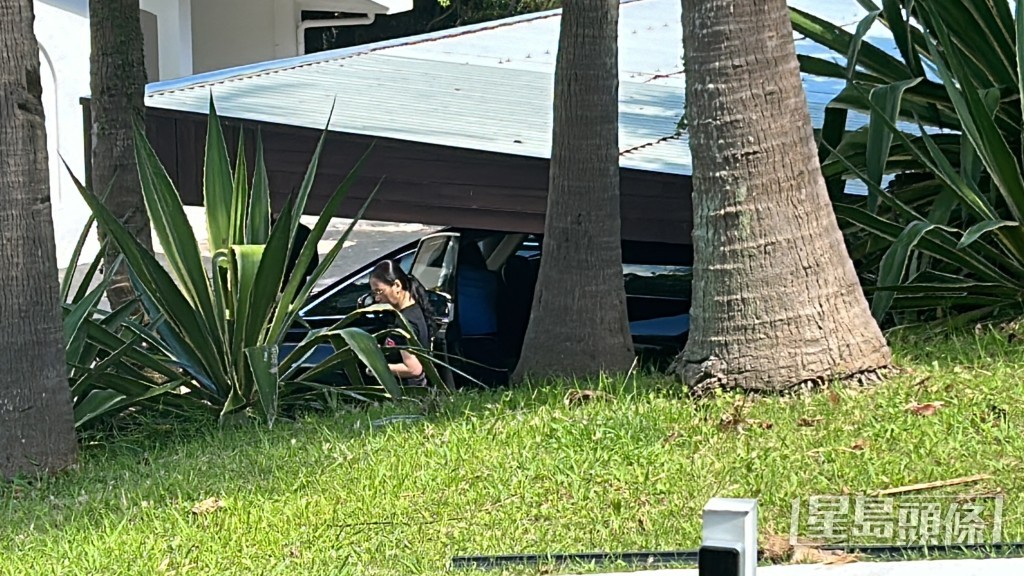 探員翻查停泊在被爆竊洋房外的私家車錄影紀錄。