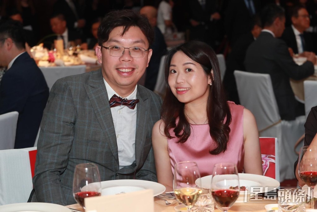 沈慧林（William）偕同太太Rachel出席「2023年傑出領袖選舉」頒獎典禮晚宴。