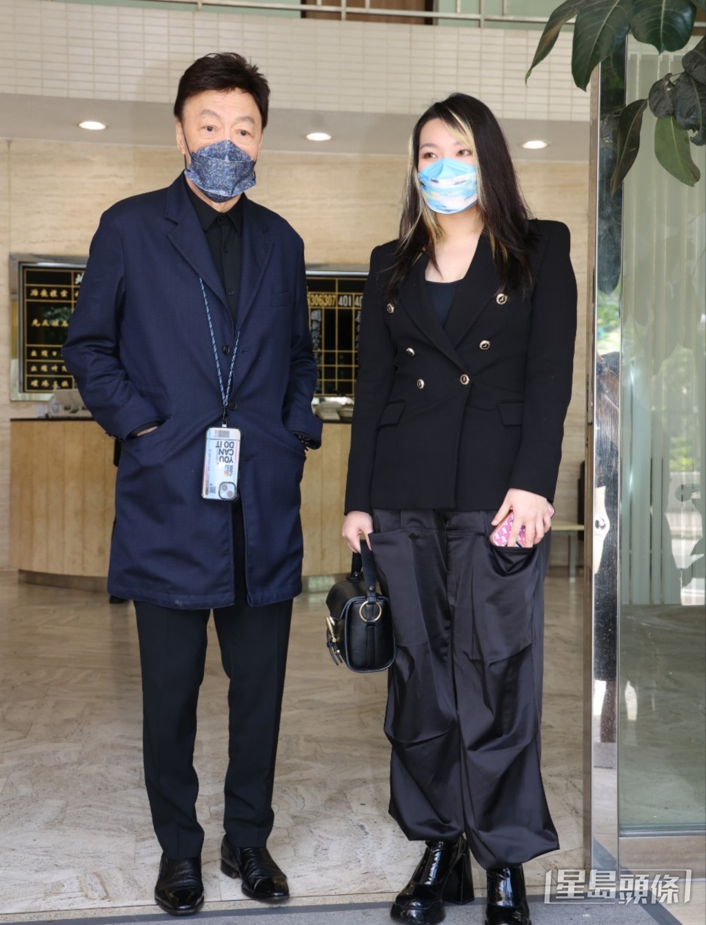 陳欣健及黃洛妍(右)。 陳欣健及黃洛妍(右)。
