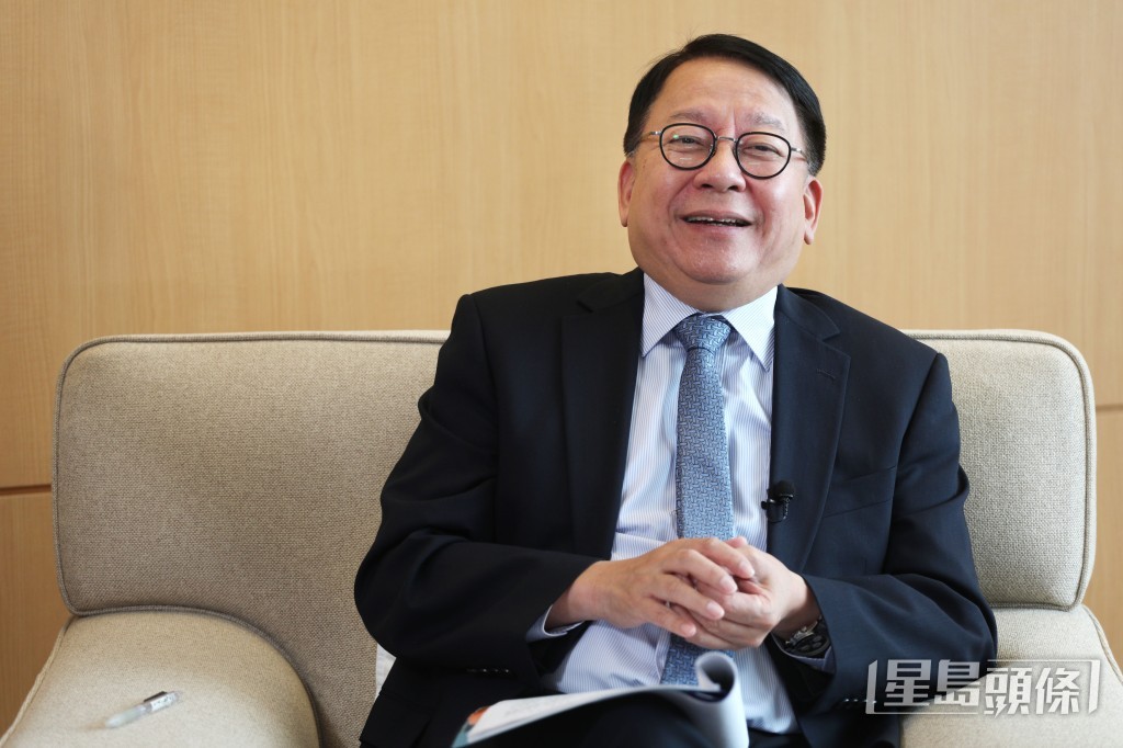 陳國基表示將改善友師配對制度。鄭志良攝 陳國基表示將改善友師配對制度。鄭志良攝