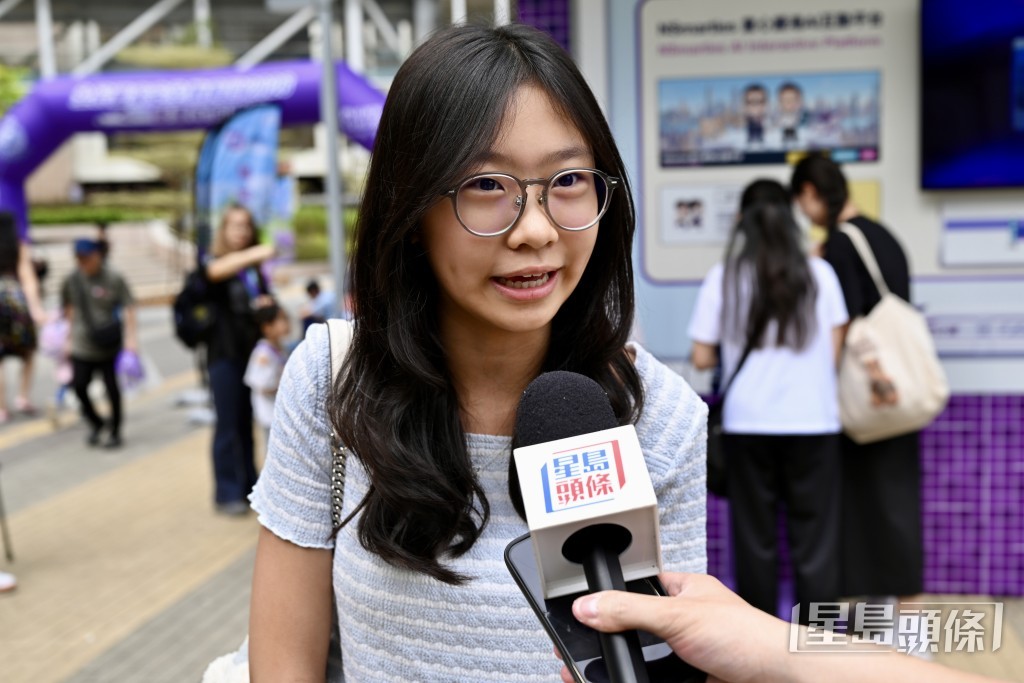 就讀中二的林同學認為學習國家安全知識有利學業。 就讀中二的林同學認為學習國家安全知識有利學業。