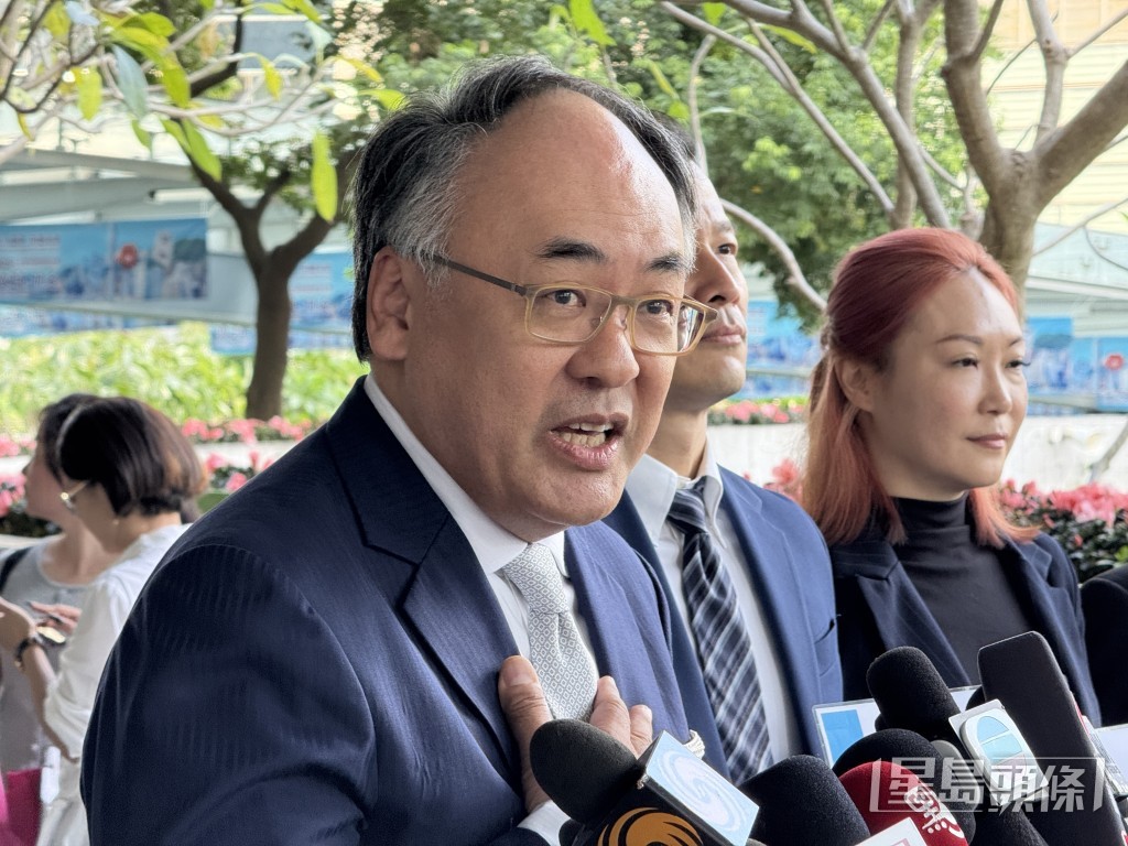 江志恒報名參選飲食界別。 江志恒報名參選飲食界別。