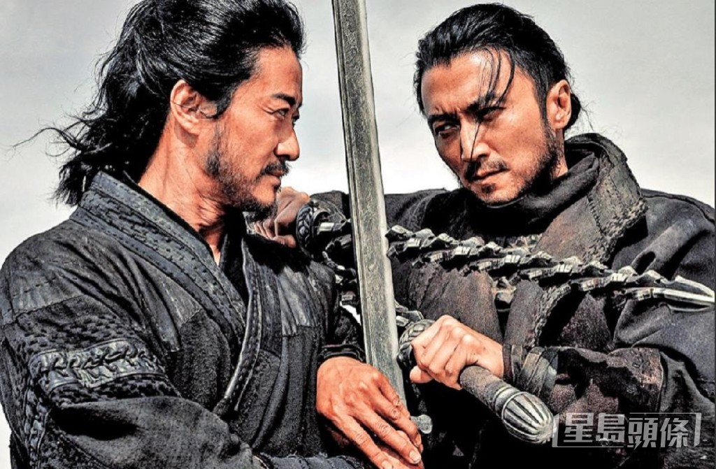 吴京及谢霆锋《镖人》对打。
