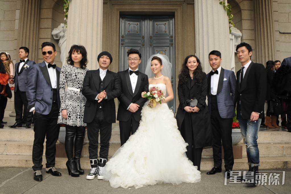 劉明軒當年的婚禮多人到賀。