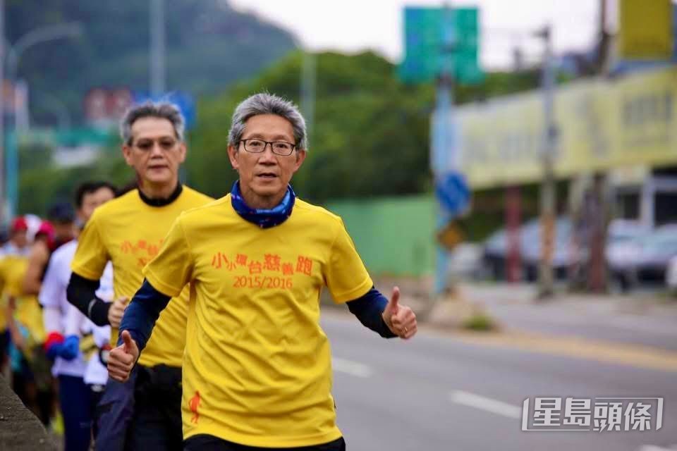 譚志強指,環台跑是自己的小心願、小夢想,沒料成為人生重要的章節。 受訪者提供 譚志強指,環台跑是自己的小心願、小夢想,沒料成為人生重要的章節。 受訪者提供