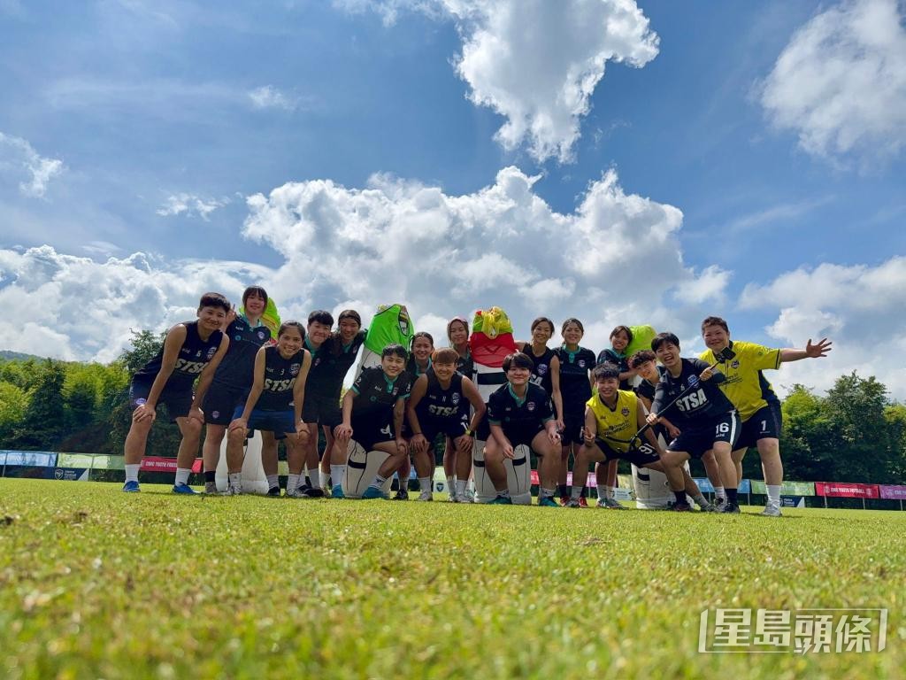 陳詠詩說，以往星期一的港隊訓練，現在變成與沙體隊一起健身。 受訪者提供