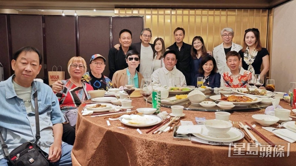 尹光、黎彼得、方俊、李思捷、麥長青、Joe Junior、王美蘭等參與環星娛樂23周年宴會。