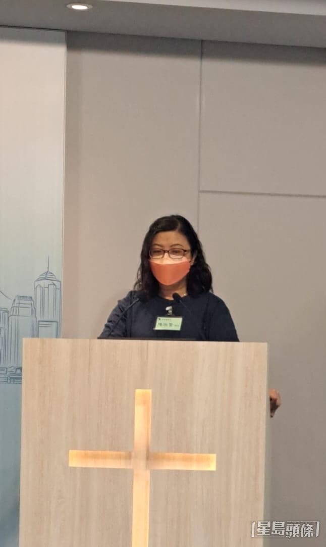 陳淑賢是虔誠基督徒，在病情最嚴重時籌辦自己身後事。 受訪者提供