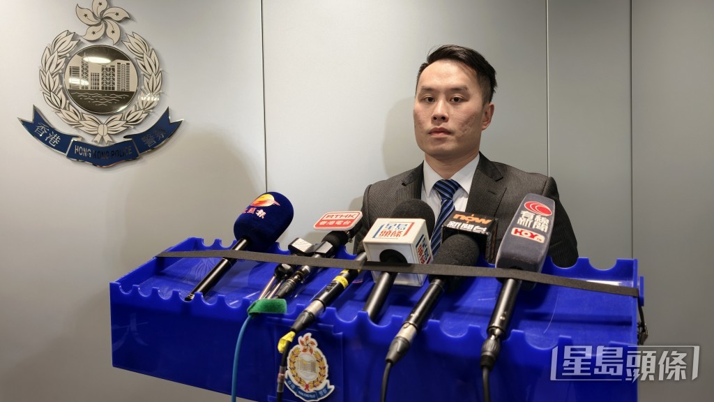 港島總區反三合會行動組高級督察吳嘉倫交代案情。