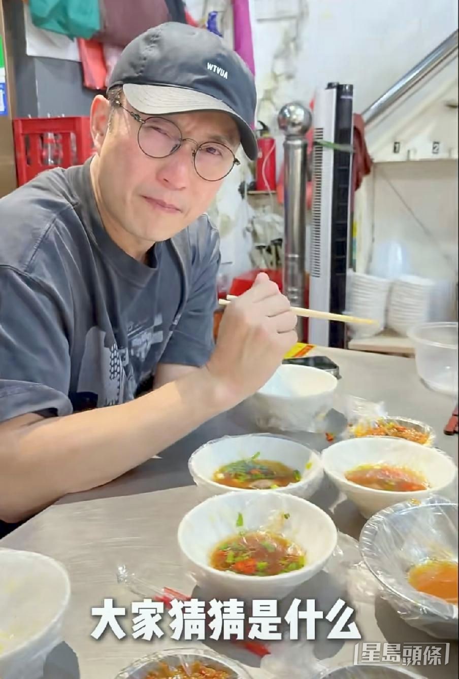  陳山聰為生計到大灣區探店。