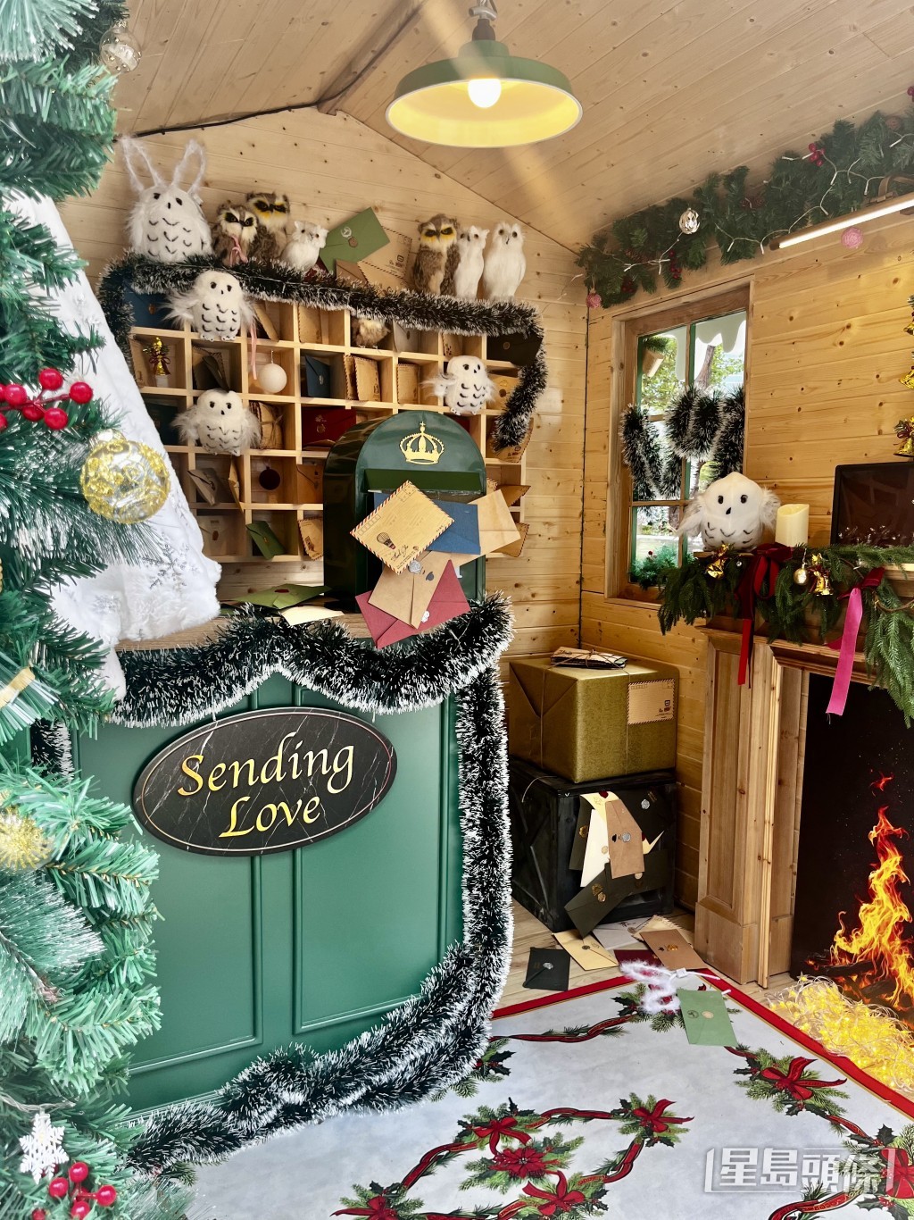 市集內設有大型打卡裝置。 市集內設有大型打卡裝置。