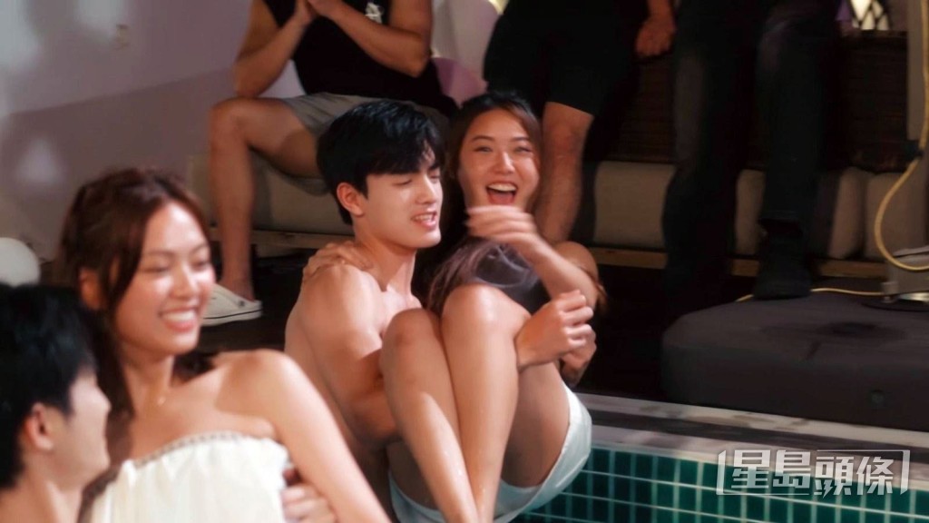 游嘉欣、戴祖儀和猛男遊戲。