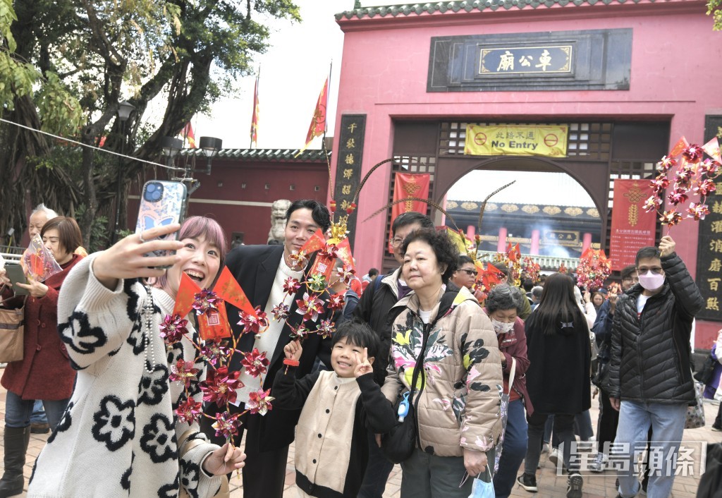 在赤口到車公廟祈福是不少市民的習慣。黃偉強攝