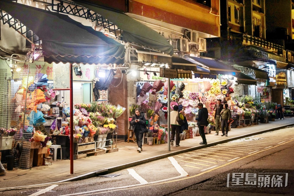 旺角花墟。何家豪摄