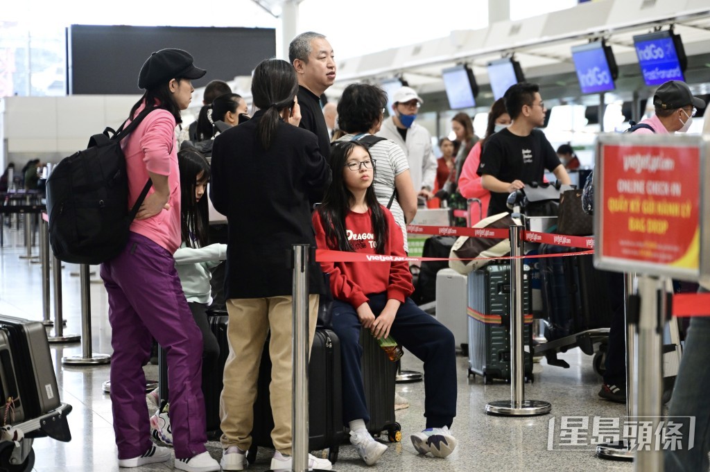 楊柳將影響本港部分航班。 楊柳將影響本港部分航班。