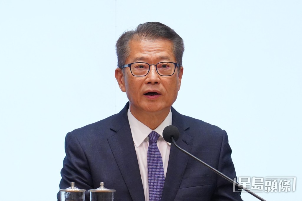 財政司司長陳茂波。 財政司司長陳茂波。