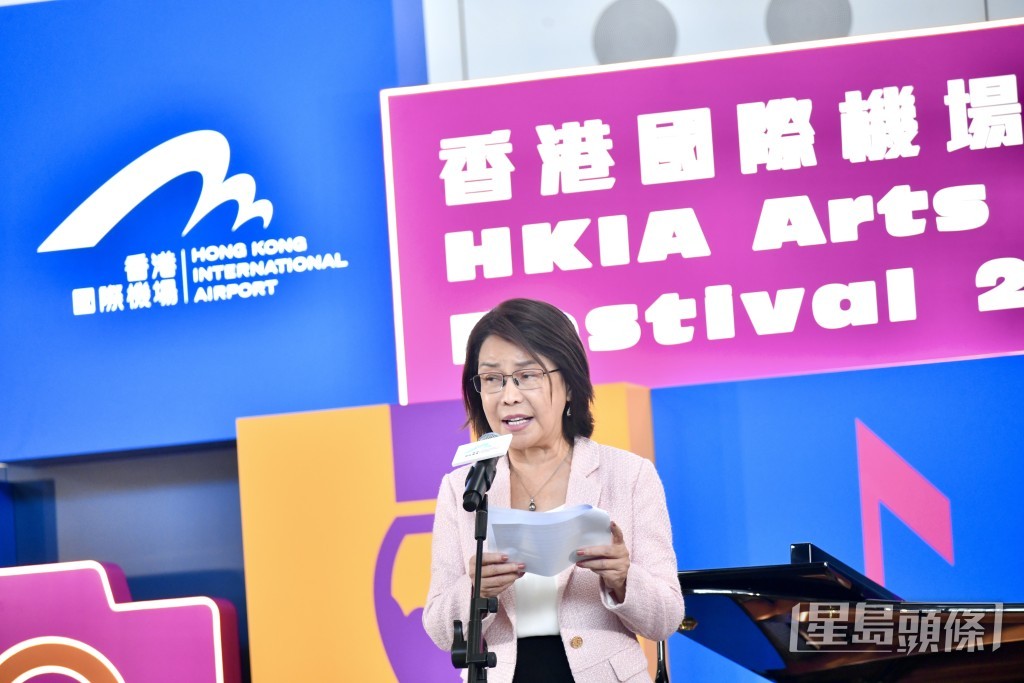 機管局行政總裁張李佳蕙。 機管局行政總裁張李佳蕙。
