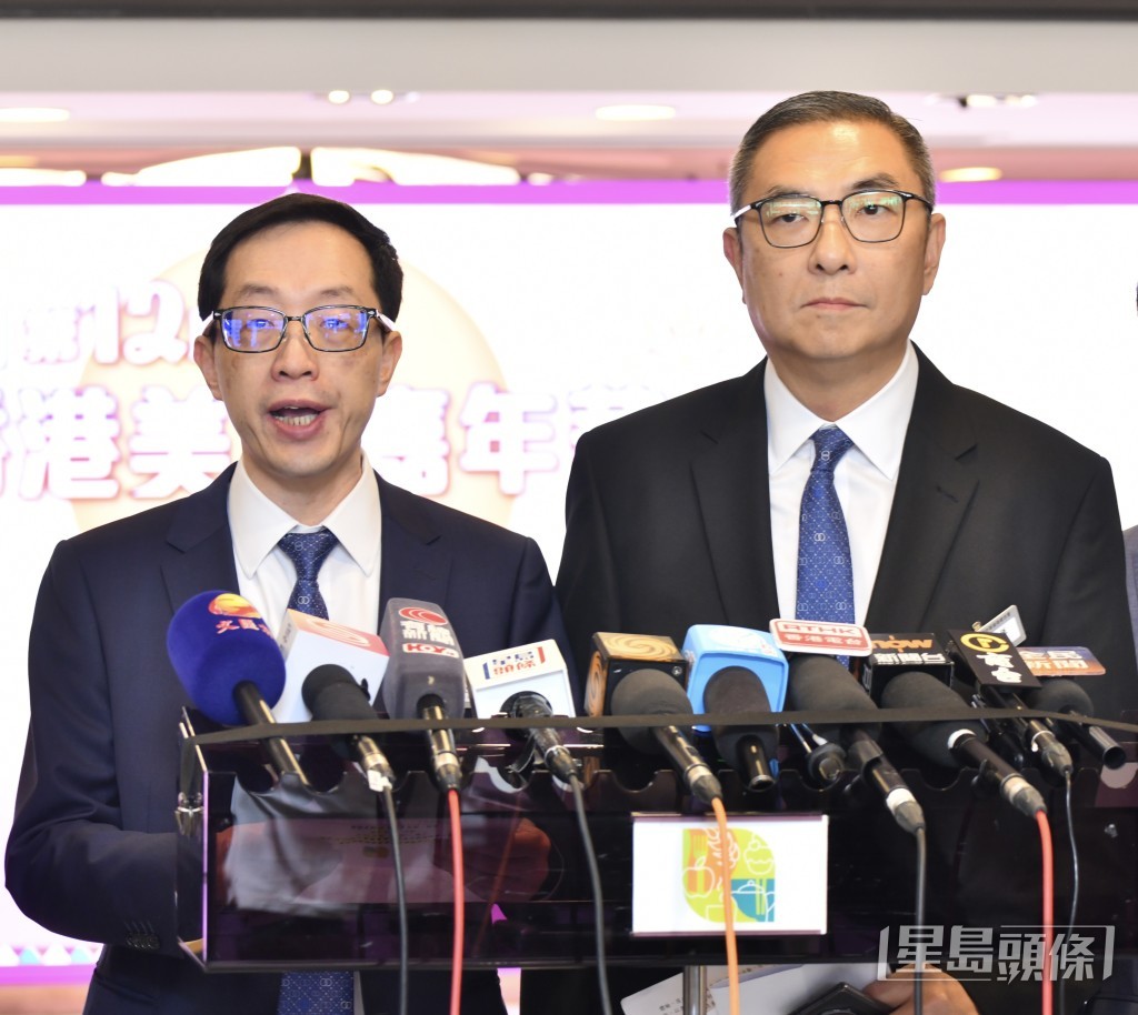 廠商會會長盧金榮(左)。盧江球攝 廠商會會長盧金榮(左)。盧江球攝