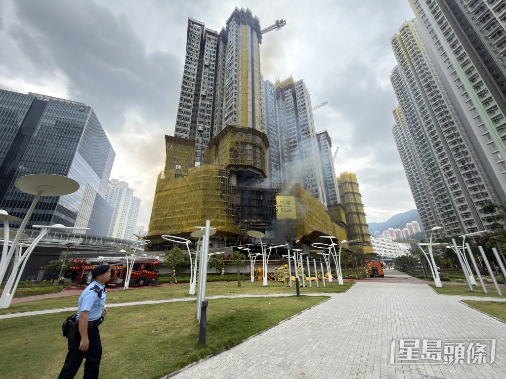 警員到場調查。梁國峰攝