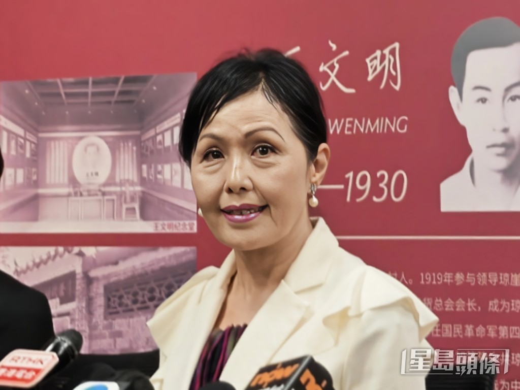 組長陳清霞總結今趟行程。 組長陳清霞總結今趟行程。