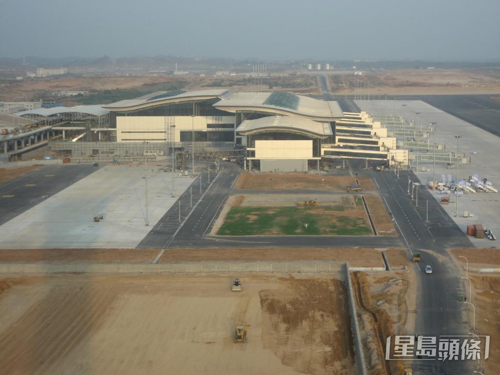 周健德曾參與印度海德拉巴國際機場項目。 受訪者提供 周健德曾參與印度海德拉巴國際機場項目。 受訪者提供