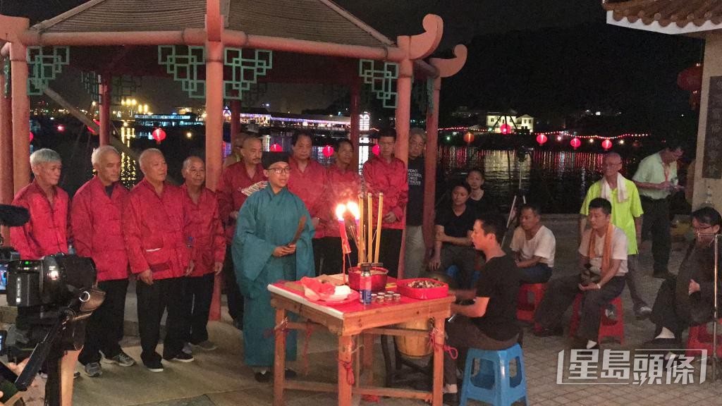 吉澳安龍清醮將於下月舉行,圖為2016年安龍清醮。 吉澳安龍清醮將於下月舉行,圖為2016年安龍清醮。