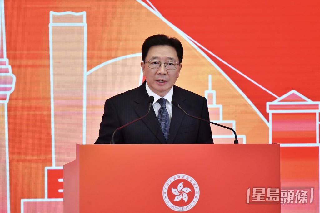 中聯辦主任周霽致辭時亦稱,中央宣講團來港宣講,充分體現中央政治局對香港發展的高度重視。 中聯辦主任周霽致辭時亦稱,中央宣講團來港宣講,充分體現中央政治局對香港發展的高度重視。