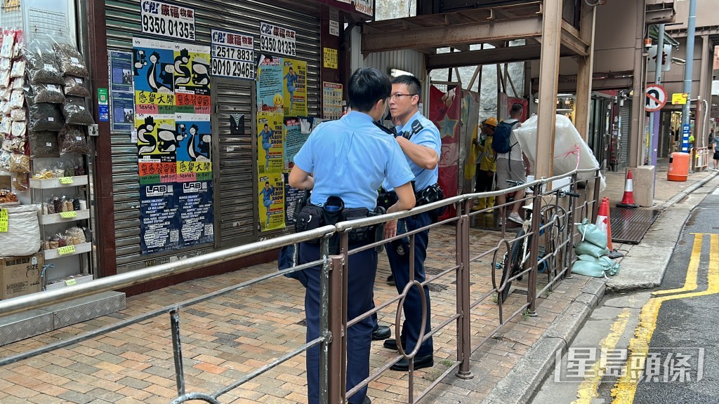 警員到場調查。林思明攝