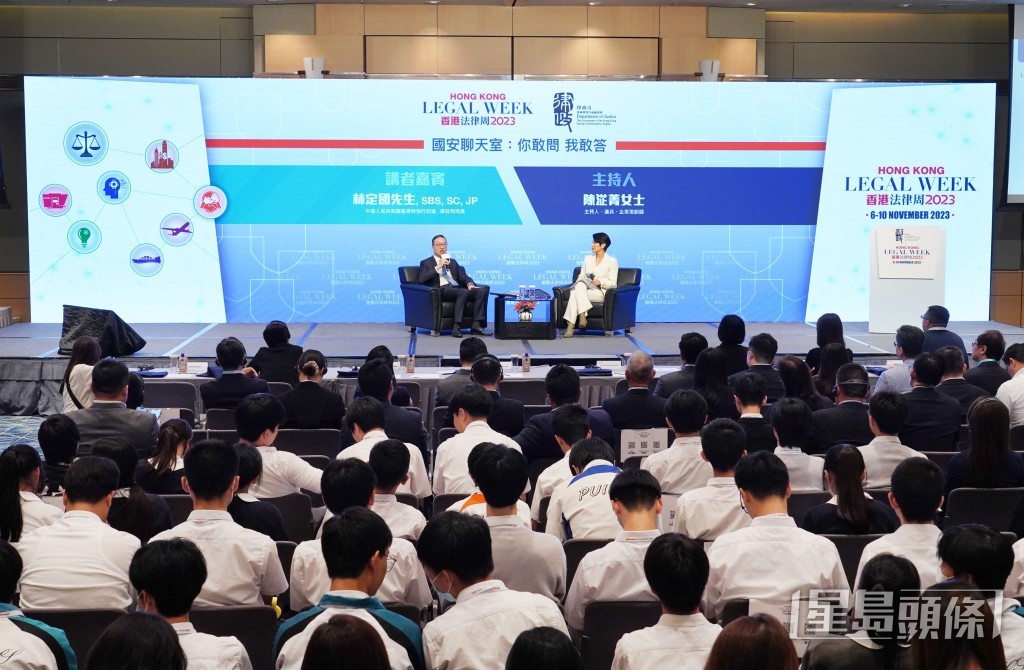 “国安聊天室:你敢问 我敢答”由林定国亲自回答、澄清有关《香港国安法》的疑问和误解。资料图片 “国安聊天室:你敢问 我敢答”由林定国亲自回答、澄清有关《香港国安法》的疑问和误解。资料图片