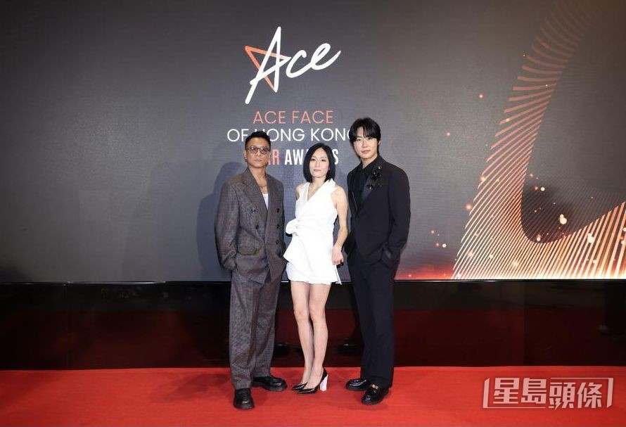 谷祖琳及朱栢康获韩国ACE FACE大奖。