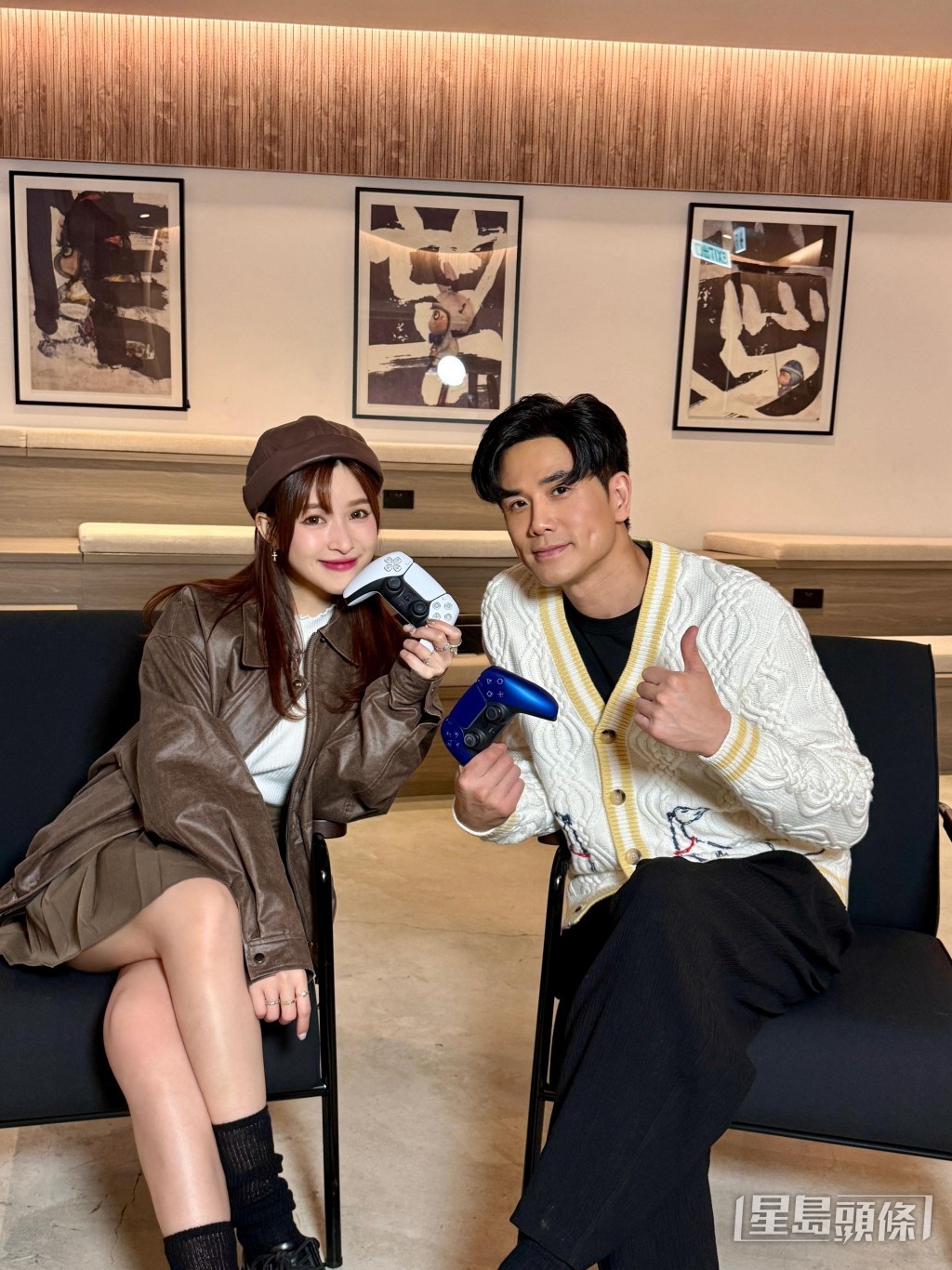 伍允龍大讚女友李蔓瑩有愛心。