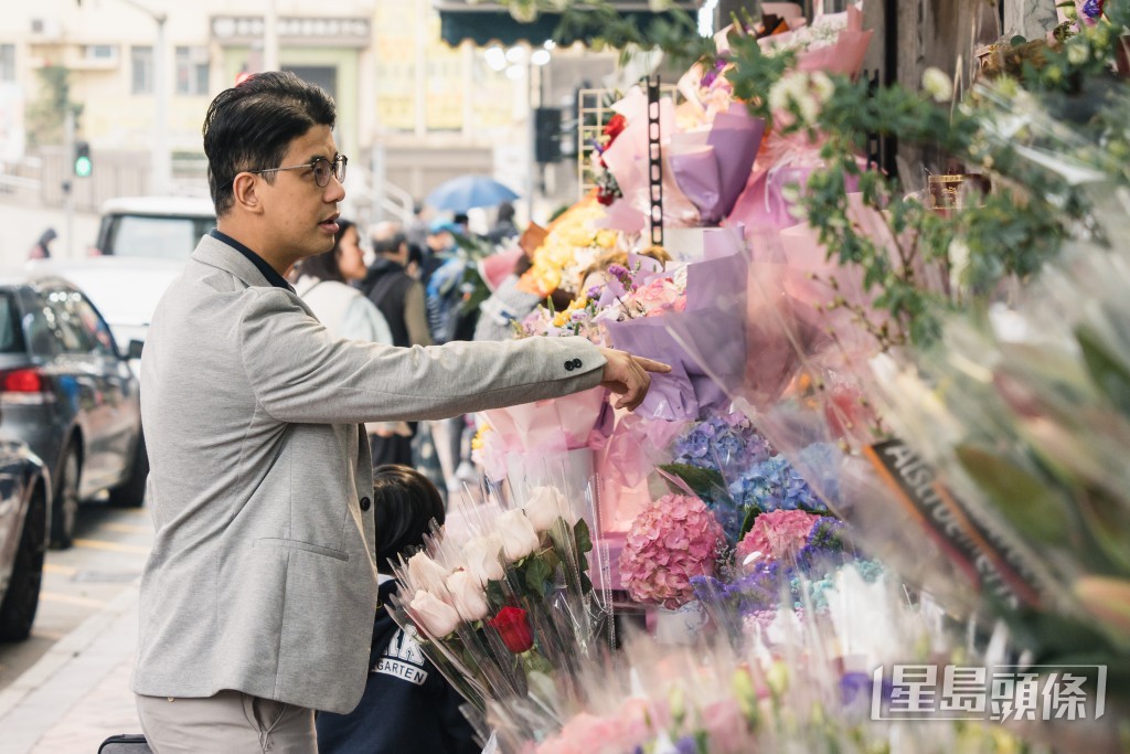 又是一年一度2月14日情人節。汪旭峰攝