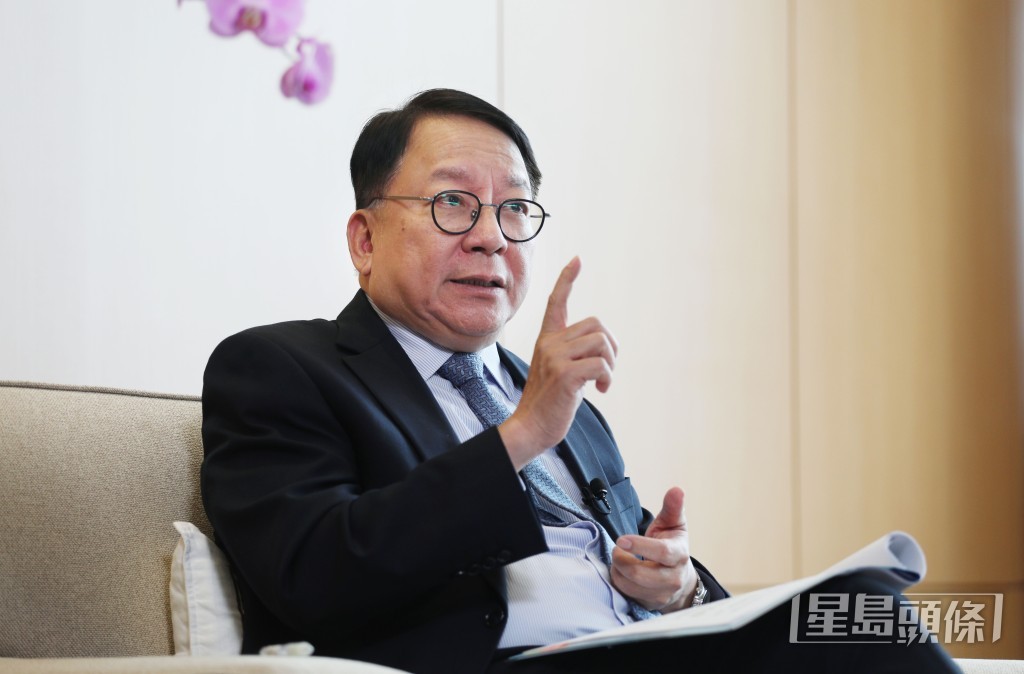 陈国基表示，非常反对“含泪投票”字眼。郑志良摄