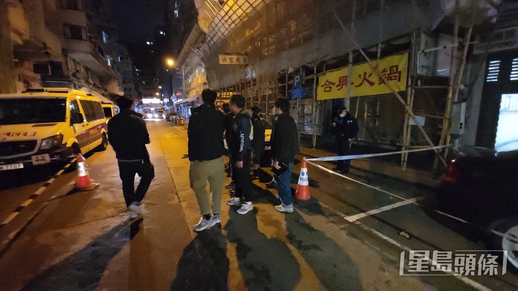 警員到場調查。黎志偉攝