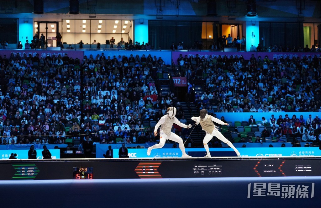 男子花劍團於十五運會奪得男子花劍團體金牌。吳艷玲攝