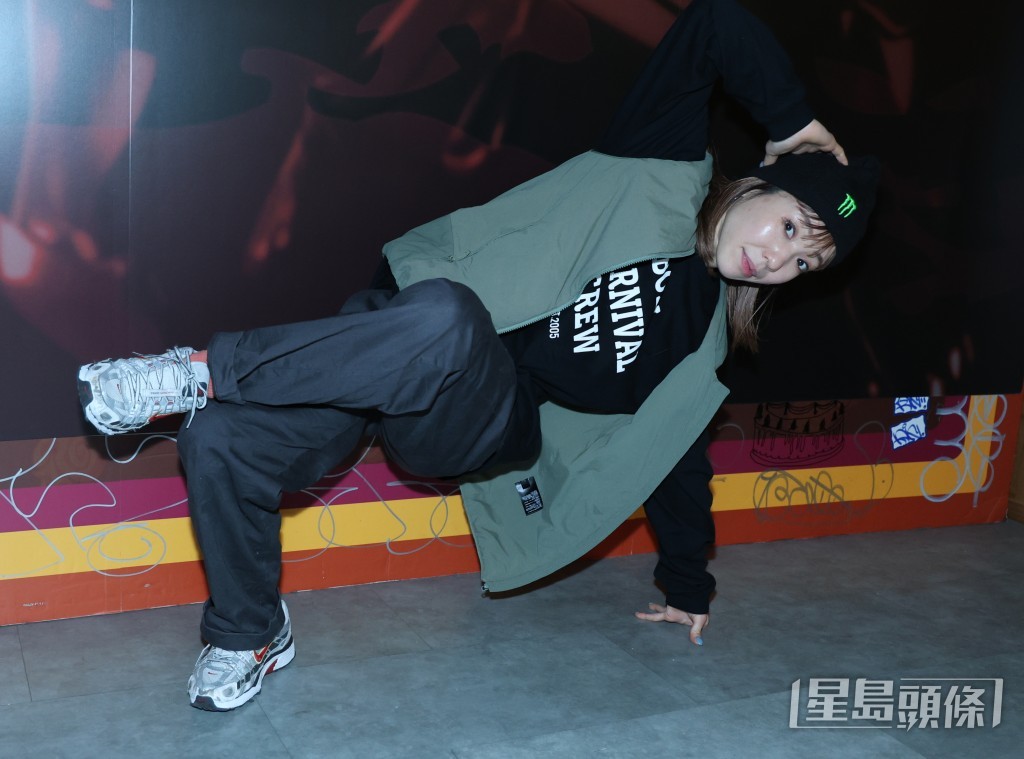 福島亞由美在21歲才開始習霹靂舞。  ​