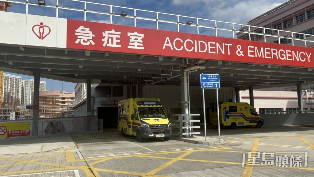 傷者被送到北區醫院治理。楊偉亨攝