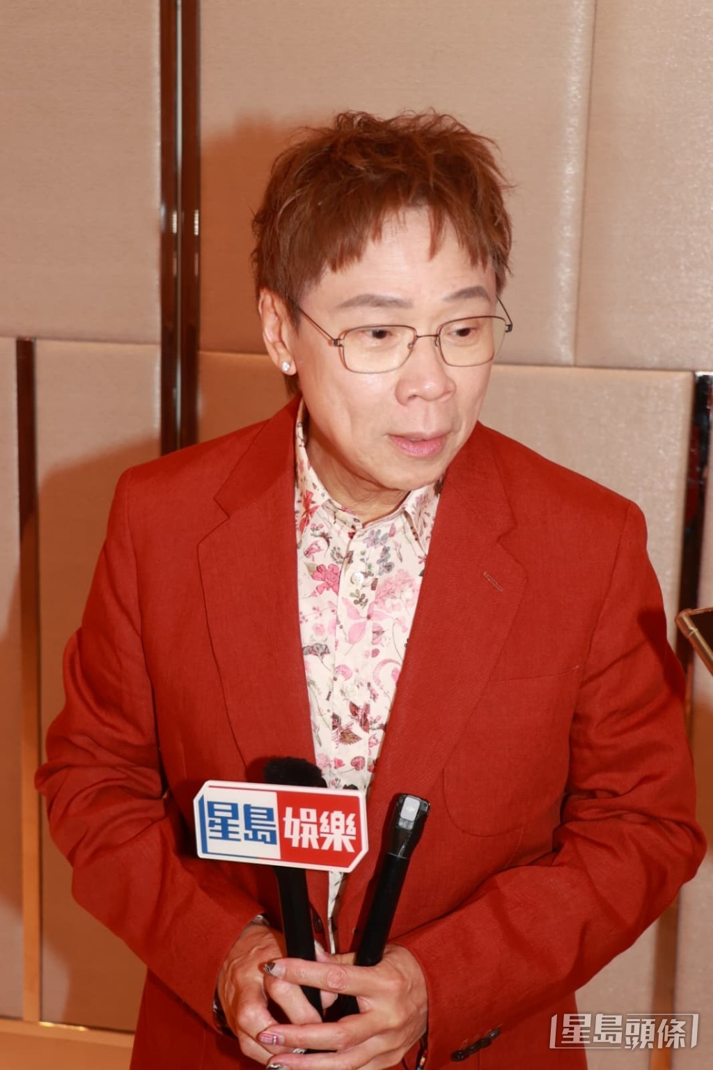 陳志雲感謝被封「港版Elton John」。 陳志雲感謝被封「港版Elton John」。
