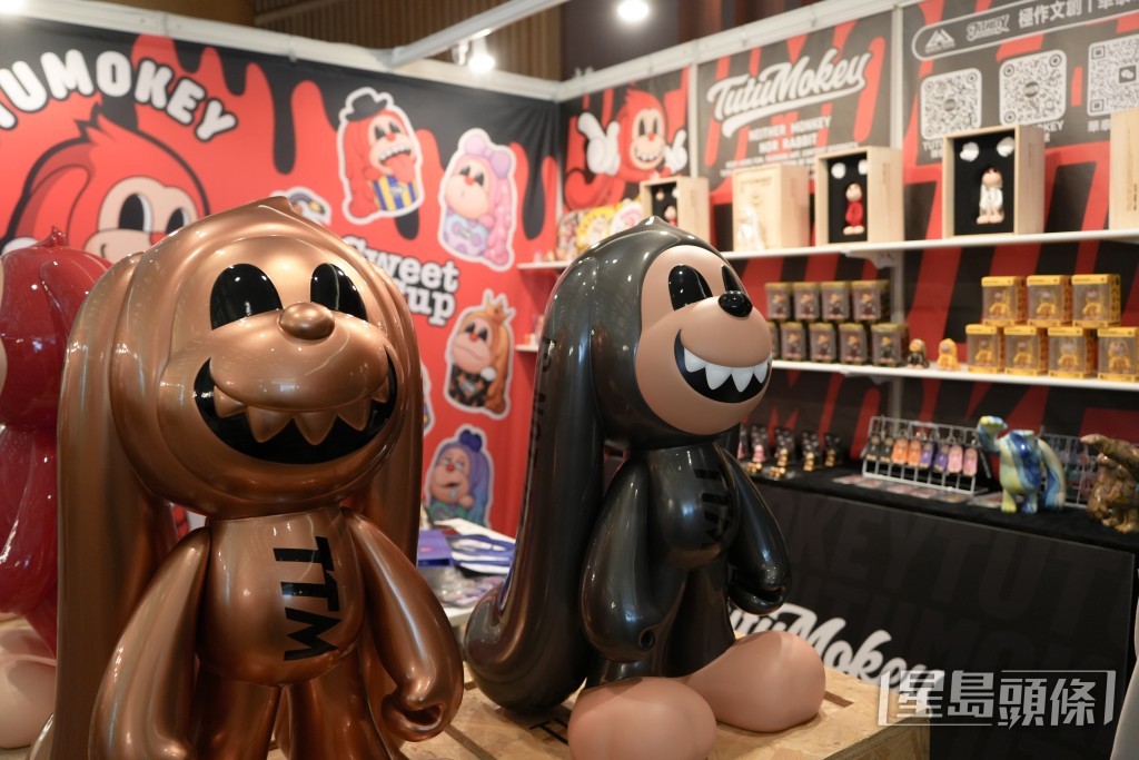 內地玩具廠華泰玩具主打原創IP潮玩「TUTU MOKEY」。